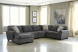 Ambee 3-Piece Sectional with Chaise - Aras Mattress And Furniture(Las Vegas, NV)