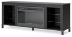 Cayberry 60" TV Stand with Electric Fireplace - Aras Mattress And Furniture(Las Vegas, NV)