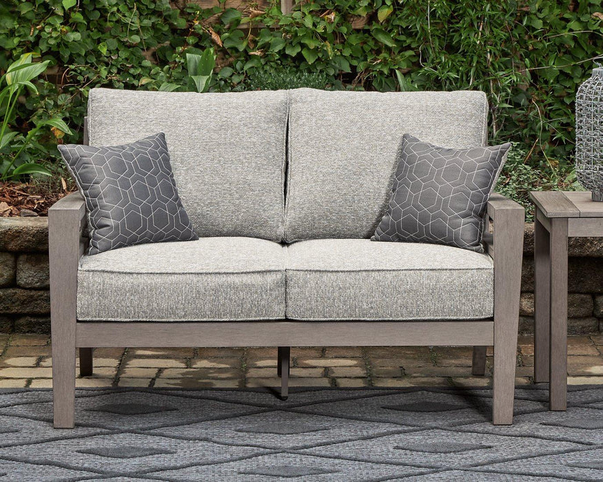 Hillside Barn Outdoor Loveseat with Cushion - Aras Mattress And Furniture(Las Vegas, NV)