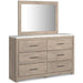 Senniberg Dresser and Mirror - Aras Mattress And Furniture(Las Vegas, NV)