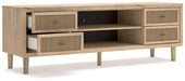 Cielden 72" TV Stand with Electric Fireplace - Aras Mattress And Furniture(Las Vegas, NV)
