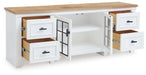 Ashbryn 74" TV Stand - Aras Mattress And Furniture(Las Vegas, NV)