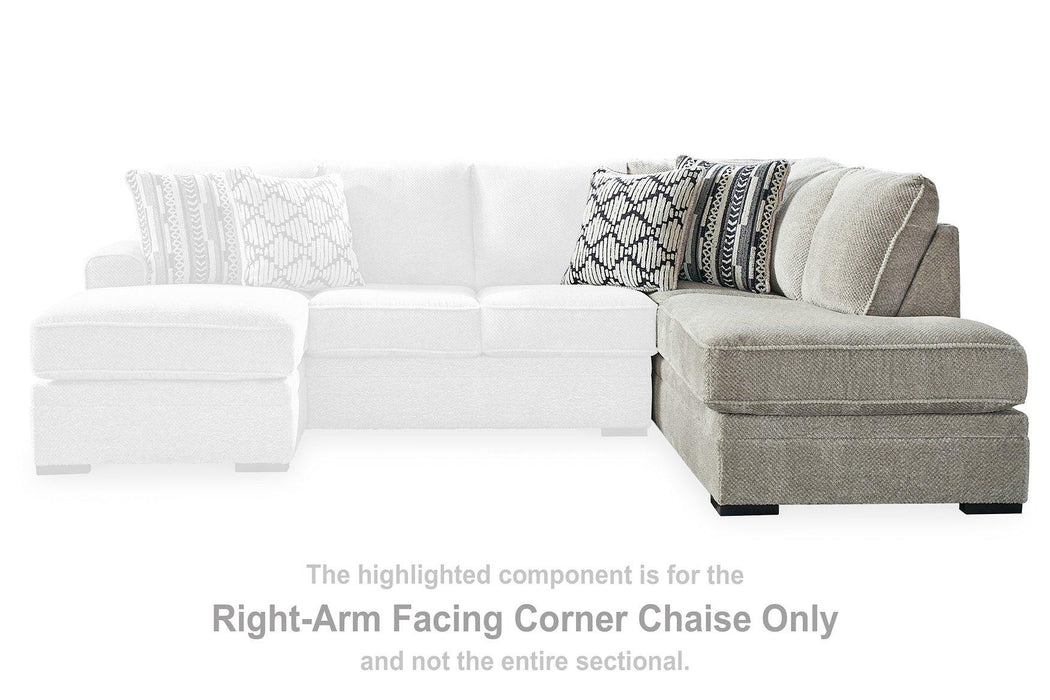 Calnita Sectional with Chaise - Aras Mattress And Furniture(Las Vegas, NV)
