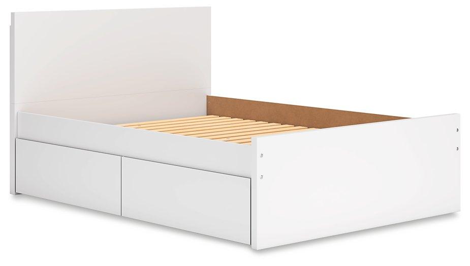 Onita Panel Bed with 2 Side Storage - Aras Mattress And Furniture(Las Vegas, NV)