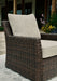 Brook Ranch Outdoor Lounge Chair with Cushion - Aras Mattress And Furniture(Las Vegas, NV)