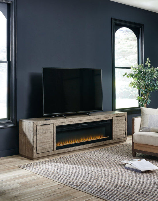 Krystanza TV Stand with Electric Fireplace - Aras Mattress And Furniture(Las Vegas, NV)