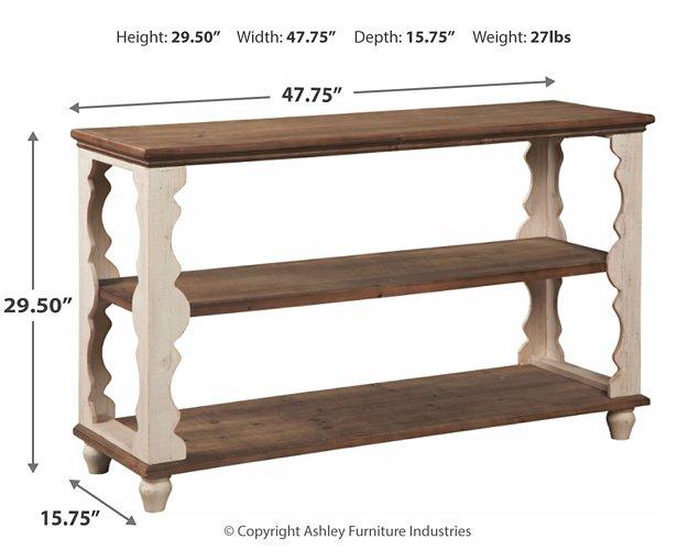 Alwyndale Sofa/Console Table - Aras Mattress And Furniture(Las Vegas, NV)