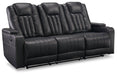 Center Point Reclining Sofa with Drop Down Table - Aras Mattress And Furniture(Las Vegas, NV)