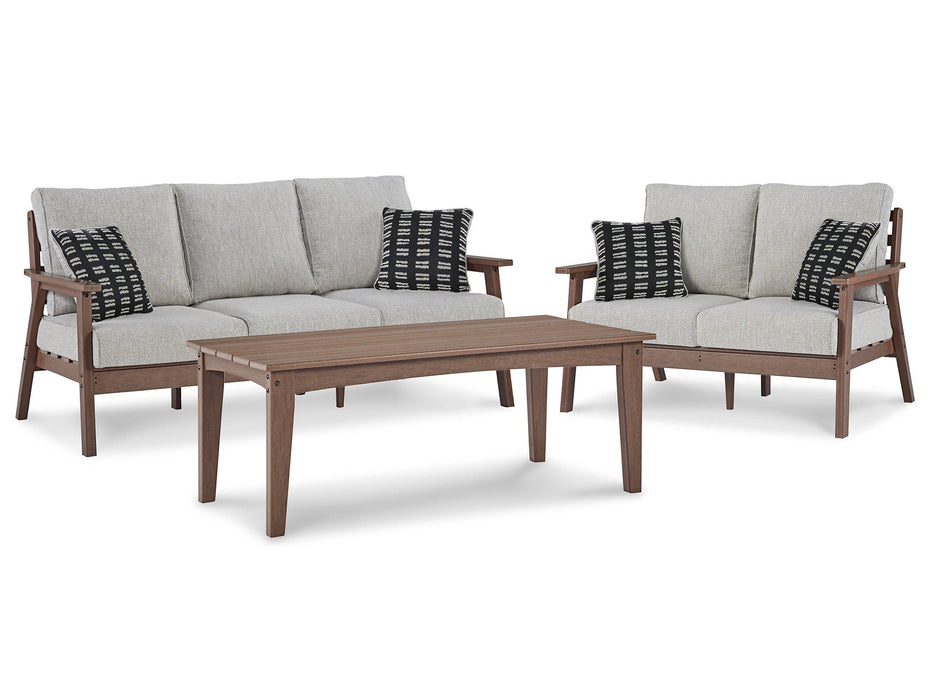 Emmeline Outdoor Seating Set - Aras Mattress And Furniture(Las Vegas, NV)