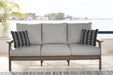 Emmeline Outdoor Sofa with Cushion - Aras Mattress And Furniture(Las Vegas, NV)