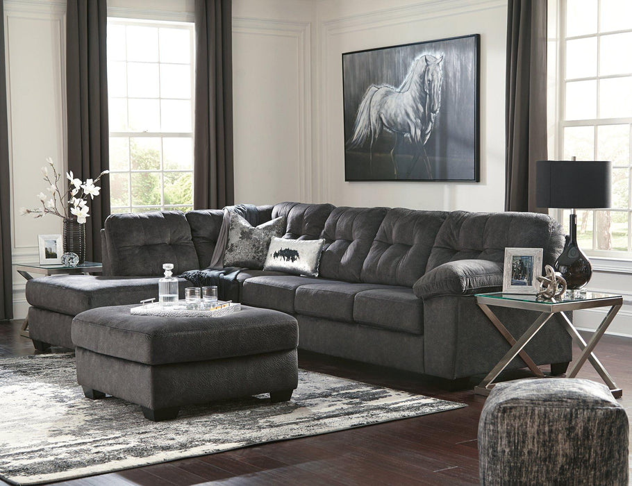 Accrington 2-Piece Sectional with Chaise - Aras Mattress And Furniture(Las Vegas, NV)