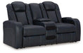 Fyne-Dyme Power Reclining Loveseat with Console - Aras Mattress And Furniture(Las Vegas, NV)