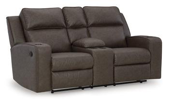 Lavenhorne Reclining Loveseat with Console - Aras Mattress And Furniture(Las Vegas, NV)