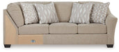 Brogan Bay 3-Piece Sectional with Cuddler - Aras Mattress And Furniture(Las Vegas, NV)