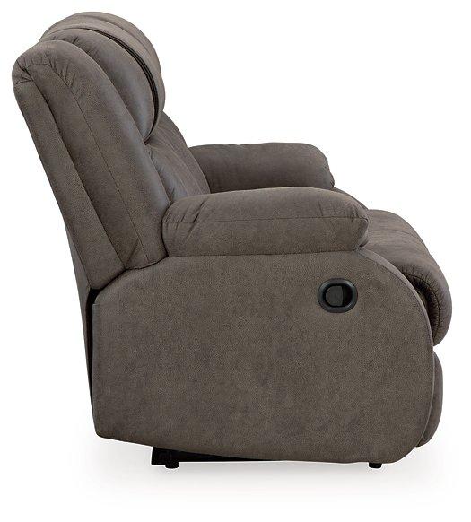 First Base Reclining Loveseat - Aras Mattress And Furniture(Las Vegas, NV)