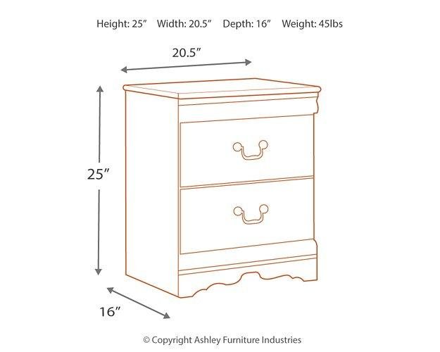 Anarasia Nightstand - Aras Mattress And Furniture(Las Vegas, NV)