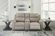 Lavenhorne Reclining Loveseat with Console - Aras Mattress And Furniture(Las Vegas, NV)