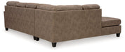 Navi 2-Piece Sectional Sofa Sleeper Chaise - Aras Mattress And Furniture(Las Vegas, NV)