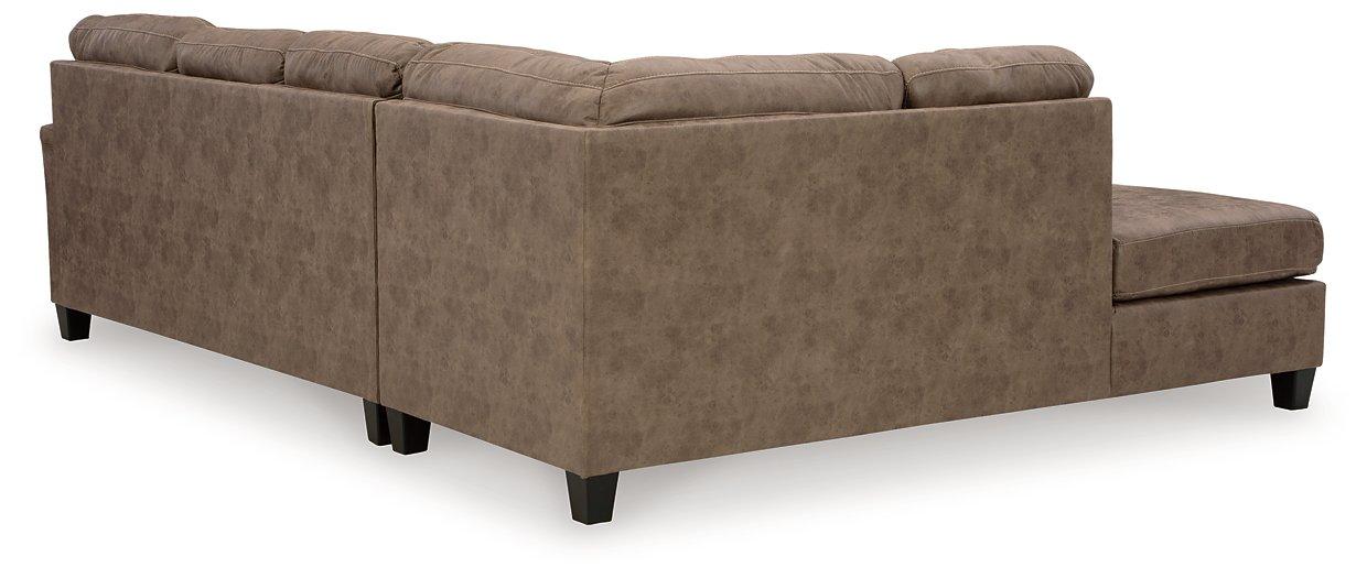 Navi 2-Piece Sectional Sofa Chaise - Aras Mattress And Furniture(Las Vegas, NV)