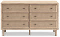 Cielden Dresser and Mirror - Aras Mattress And Furniture(Las Vegas, NV)