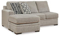 Calnita Sectional with Chaise - Aras Mattress And Furniture(Las Vegas, NV)