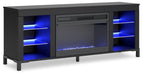 Cayberry 60" TV Stand with Electric Fireplace - Aras Mattress And Furniture(Las Vegas, NV)