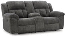 Frohn Reclining Loveseat with Console - Aras Mattress And Furniture(Las Vegas, NV)