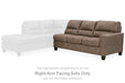 Navi 2-Piece Sectional Sofa Chaise - Aras Mattress And Furniture(Las Vegas, NV)