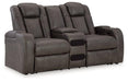 Fyne-Dyme Power Reclining Loveseat with Console - Aras Mattress And Furniture(Las Vegas, NV)