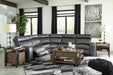 Samperstone Power Reclining Sectional - Aras Mattress And Furniture(Las Vegas, NV)