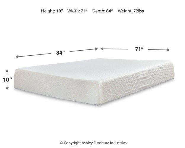 10 Inch Chime Memory Foam Mattress Set - Aras Mattress And Furniture(Las Vegas, NV)