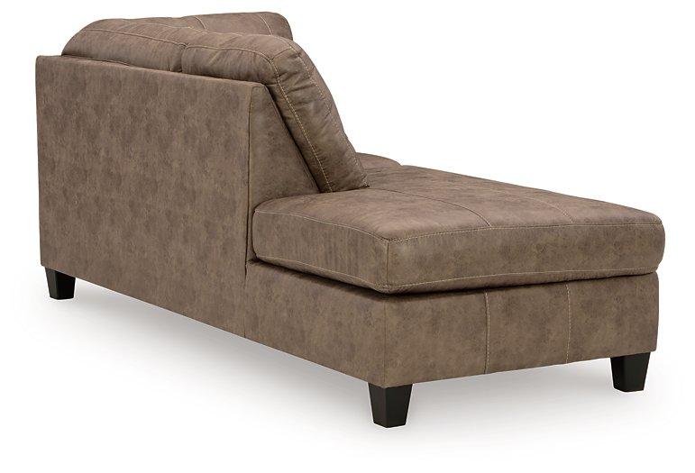 Navi 2-Piece Sectional Sofa Chaise - Aras Mattress And Furniture(Las Vegas, NV)