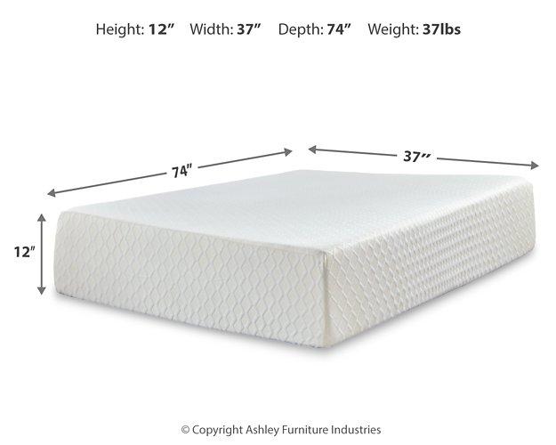 Chime 12 Inch Memory Foam Mattress in a Box - Aras Mattress And Furniture(Las Vegas, NV)