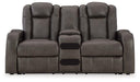 Fyne-Dyme Power Reclining Loveseat with Console - Aras Mattress And Furniture(Las Vegas, NV)