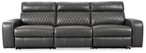 Samperstone Power Reclining Sectional - Aras Mattress And Furniture(Las Vegas, NV)