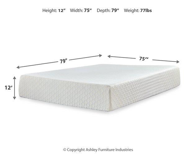 Chime 12 Inch Memory Foam Mattress in a Box - Aras Mattress And Furniture(Las Vegas, NV)