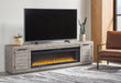 Naydell 92" TV Stand with Electric Fireplace - Aras Mattress And Furniture(Las Vegas, NV)