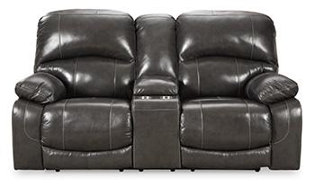 Hallstrung Power Reclining Loveseat with Console - Aras Mattress And Furniture(Las Vegas, NV)