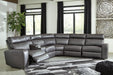 Samperstone Power Reclining Sectional - Aras Mattress And Furniture(Las Vegas, NV)