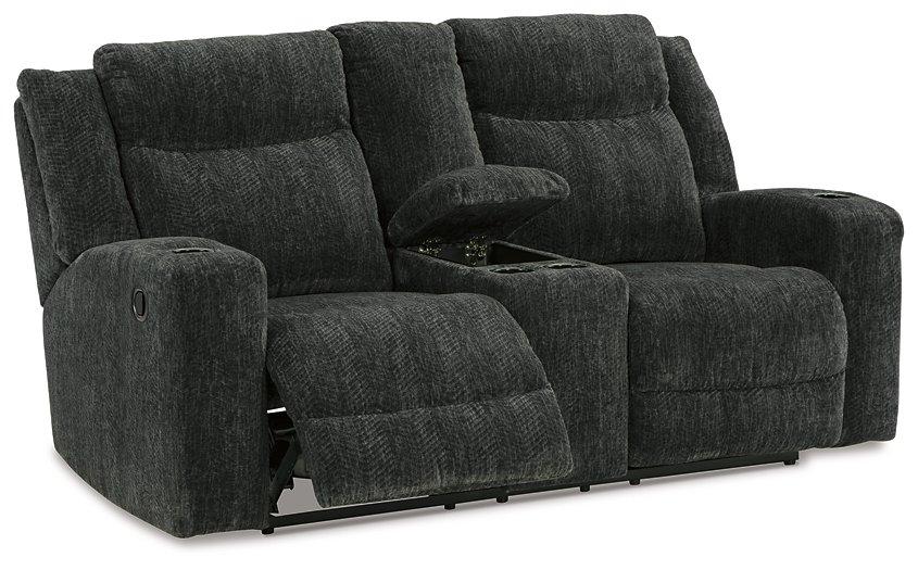 Martinglenn Reclining Loveseat with Console - Aras Mattress And Furniture(Las Vegas, NV)