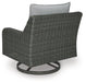 Elite Park Outdoor Swivel Lounge with Cushion - Aras Mattress And Furniture(Las Vegas, NV)