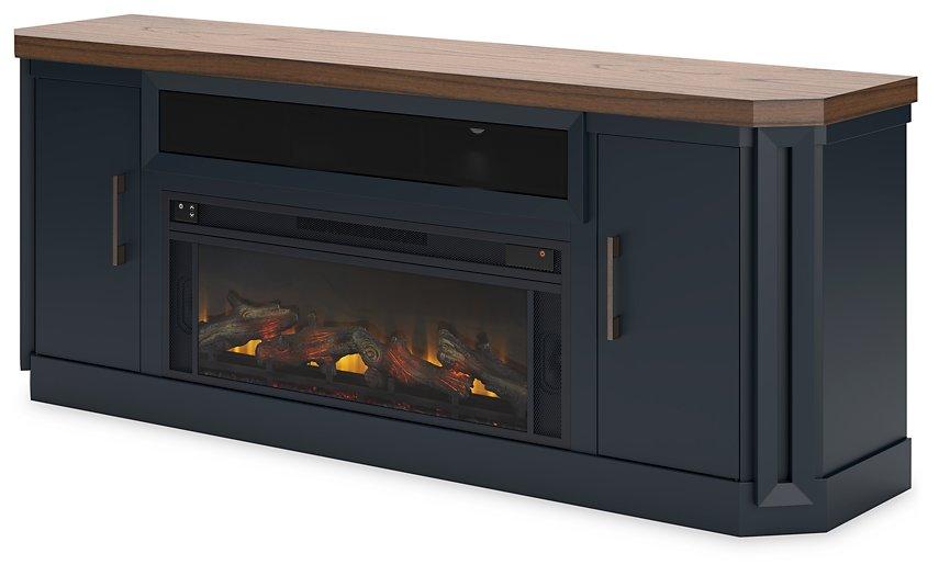 Landocken 83" TV Stand with Electric Fireplace - Aras Mattress And Furniture(Las Vegas, NV)