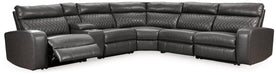 Samperstone Power Reclining Sectional - Aras Mattress And Furniture(Las Vegas, NV)