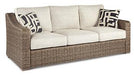 Beachcroft Beachcroft Nuvella Sofa with Coffee and End Table - Aras Mattress And Furniture(Las Vegas, NV)