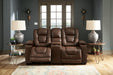 Owner's Box Power Reclining Loveseat with Console - Aras Mattress And Furniture(Las Vegas, NV)