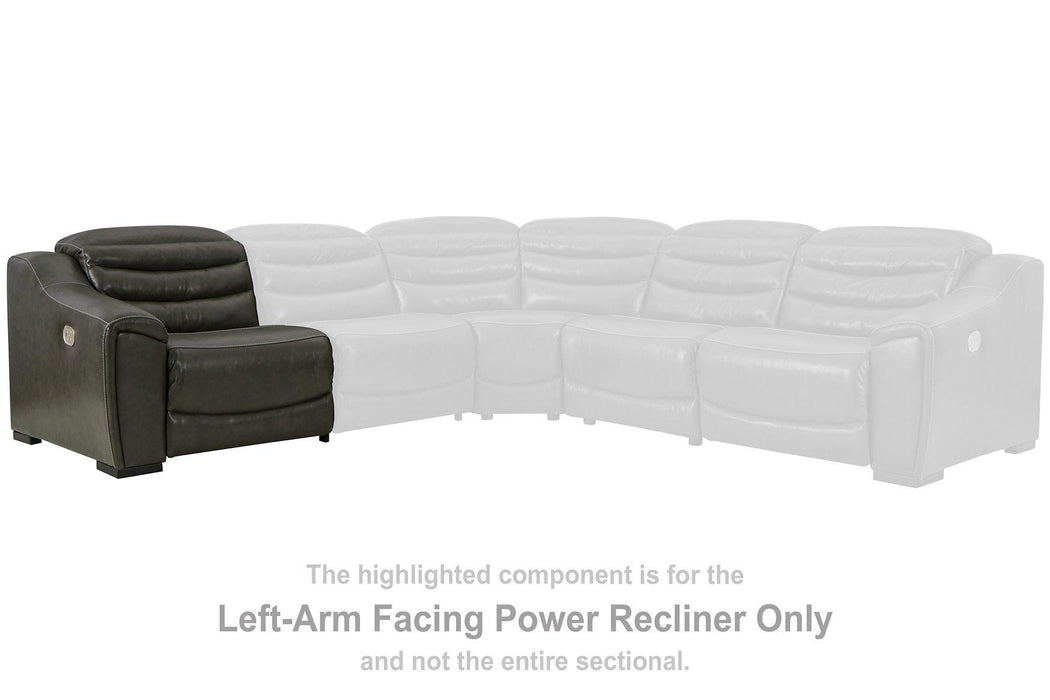 Center Line Power Reclining Sectional Loveseat - Aras Mattress And Furniture(Las Vegas, NV)