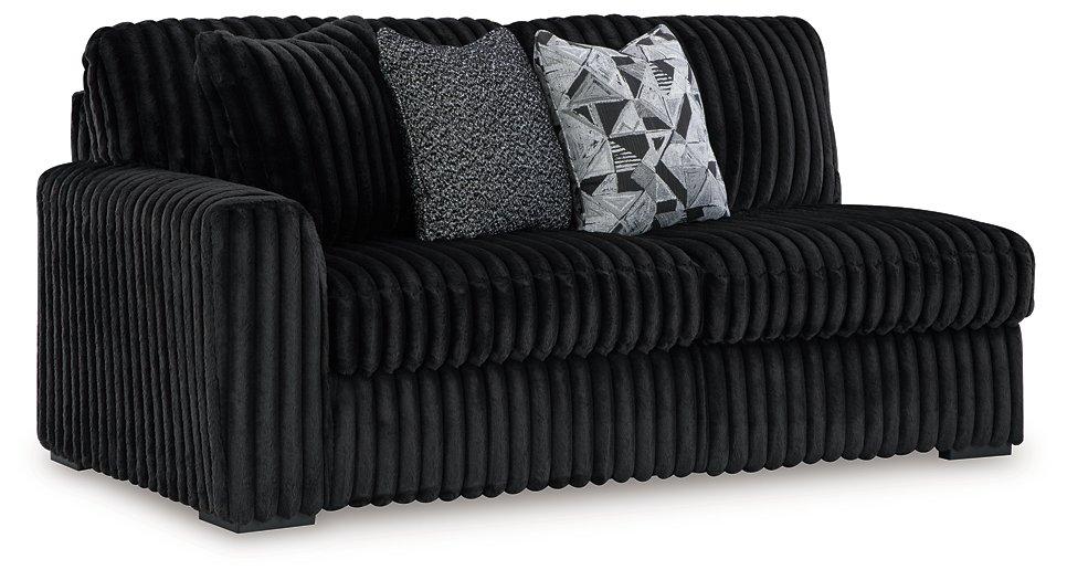 Midnight-Madness Sectional with Chaise - Aras Mattress And Furniture(Las Vegas, NV)