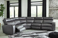 Samperstone Power Reclining Sectional - Aras Mattress And Furniture(Las Vegas, NV)