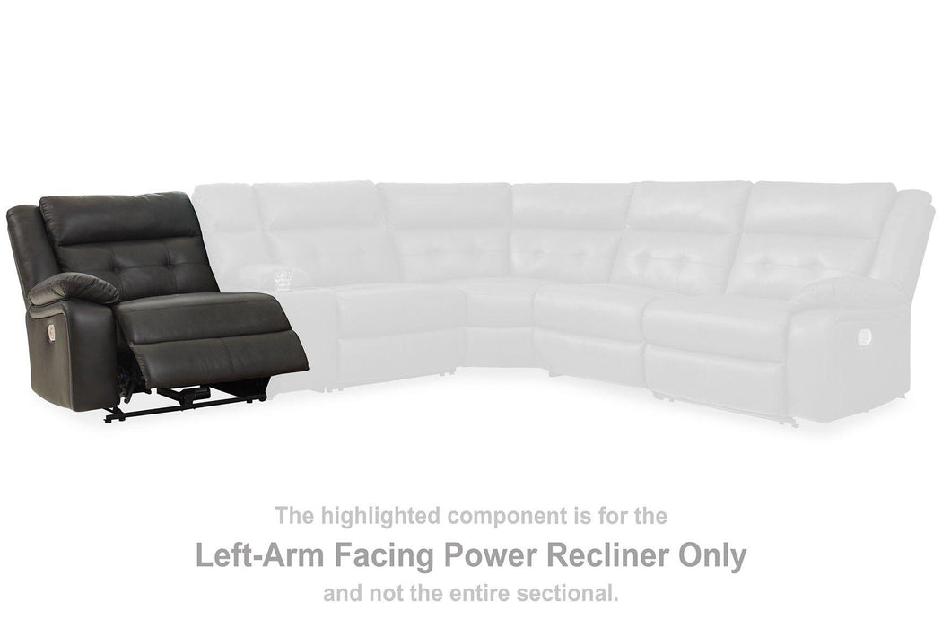 Mackie Pike Power Reclining Sectional Loveseat - Aras Mattress And Furniture(Las Vegas, NV)