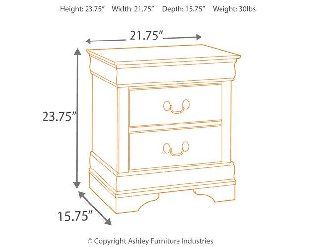 Alisdair Nightstand - Aras Mattress And Furniture(Las Vegas, NV)